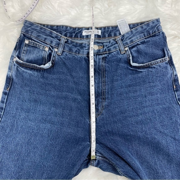 PULL&BEAR Mom Jeans, Medium Wash Size 10 - Picture 5 of 8